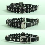 犬类项圈厂家-新款钢丝绳串珠大珍珠