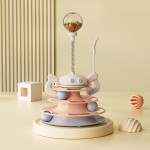 猫玩具供应商-乌龟转盘轨道游戏板