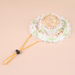 宠物服饰帽生产商-优雅公主蕾丝边蝴蝶结