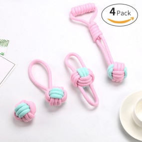 Pet Toys Supplier - Luxury Cross-Border Cotton Rope Ball