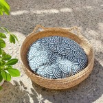 猫砂供应商-藤编手工编织抓板