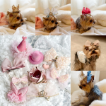 宠物发夹厂家-实心图案塑料头饰