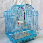 宠物鸟笼供应商-可爱蓝粉色繁殖金属
