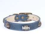 犬类项圈供应商-厂家直供青铜钉PU材料