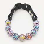 宠物项圈生产商-创意亚克力多巴胺混色