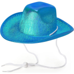 宠物牛仔帽供应商-彩色聚酯闪亮派对