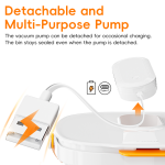 Pet Food Storage Container Factory - Large Moisture-proof Vacuum Freshness Lock