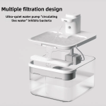 自动饮水碗厂家-高品质静音泵LED灯