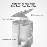 自动猫喂食器厂家-5L食品级WIFI APP控制