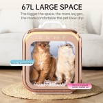 宠物吹毛箱厂家-67L自动语音控制高效