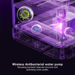 智能喷泉厂家-可定制logo 5000mAh无线自动