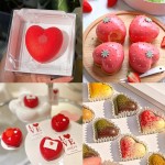 烘焙盘供应商-8格钻石心形3D硅胶