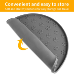 宠物喂食垫供应商-40x30cm水波纹防滑