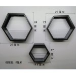 金属墙挂盆供应商-铁圆环形纤维玻璃花园