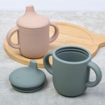 硅胶学饮杯生产商-耐高温防摔