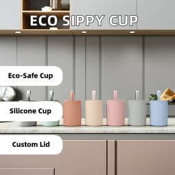 儿童杯厂家-食品级防漏环保吸管