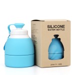 折叠水壶供应商-便携伸缩硅胶旅行