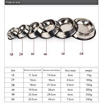 宠物碗厂家-不锈钢防滑底多尺寸