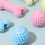 TPR绳咬胶厂家-环保食物分配棒球互动