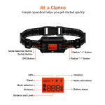 狗训练项圈厂家-精准GPS无线塑料围栏系统