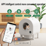 智能猫砂盆厂家-低噪音除臭视频监控自清洁