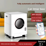 自动猫砂盆厂家-智能摄像头健康监测除臭