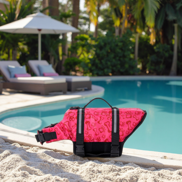 宠物救生衣厂家-户外安全游泳背心泳池训练