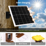 鸟喂食器厂家-太阳能WiFi高清摄像头塑料防水