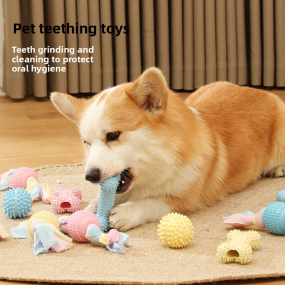 TPR Rope Chew Toy Supplier - Eco Friendly Food Dispensing Stick Ball Interactive