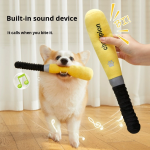 毛绒棒球棒玩具厂家-互动环保教育咬胶