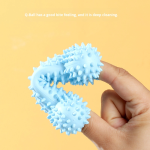 TPR绳咬胶厂家-环保食物分配棒球互动