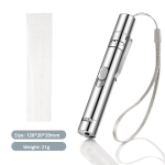 猫激光笔厂家-USB充电红外多模式不锈钢