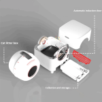 自动猫砂盆厂家-智能摄像头健康监测除臭