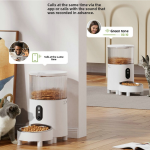 智能宠物喂食器厂家-WiFi APP控制不锈钢碗可选