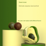 猫咬胶厂家-猫薄荷木天蓼没食子球旋转鳄梨形