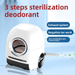 智能猫砂盆厂家-大号自动自清洁WiFi视频控制