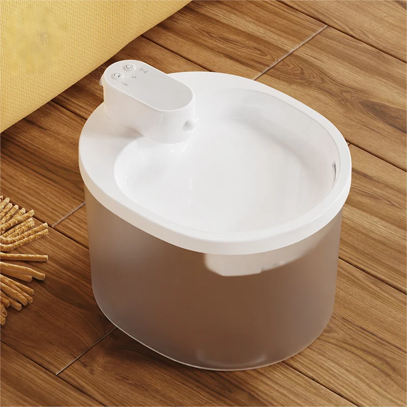 宠物饮水机厂家-无线智能电池供电三重过滤