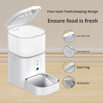 智能宠物喂食器厂家-遥控视频语音定时环保