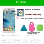 智能追踪器厂家-热销水滴钥匙查找器IP67防水