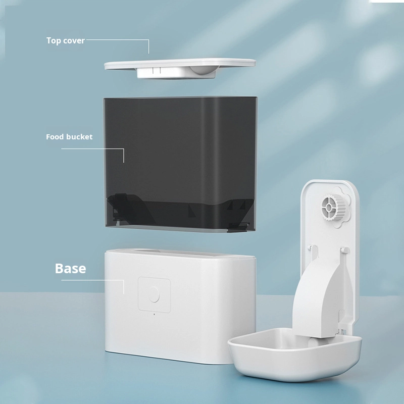 自动喂食器厂家-WiFi挂笼定时语音录制