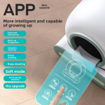 自动猫砂盆厂家-全封闭大号自清洁塑料