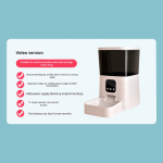 WiFi视频喂食器厂家-宠物智能远程定时环保声控