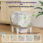 智能猫砂盆厂家-低噪音APP控制多猫监测