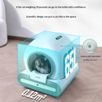 自动猫砂盆厂家-全封闭大号自清洁塑料