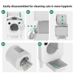 智能猫砂盆厂家-低噪音APP控制多猫监测