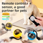 智能猫玩具厂家-环保电动逗球可充电