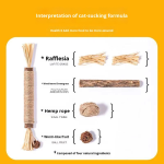 猫磨牙棒厂家-天然木天蓼拉菲草幼猫磨牙