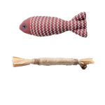 猫薄荷亚麻鱼玩具厂家-耐用互动啃咬抓挠