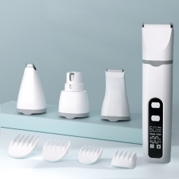 狗剃毛器套装厂家-多功能4合1无线充电美容