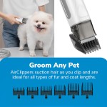 宠物美容吸尘器厂家-多功能电动推剪吸尘器套装